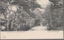 old UK Postcard WESTON SUPER MARE - KEWSTOKE ROAD B. & D. ak