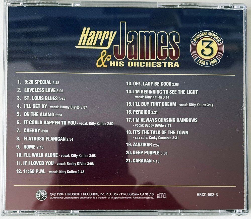 CD: TROMPETTE - HARRY JAMES COFFRET COLLECTOR 3 CD – Nuovo e nell'imballaggio originale da Préverenges venduto da AGENA8008 4