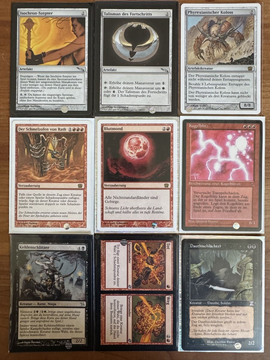 Magic The Gathering Sammelbilder & Trading cards: Magic the Gathering Karten (ca. 2003–2007) – Gebraucht aus Stadel von bewinshop