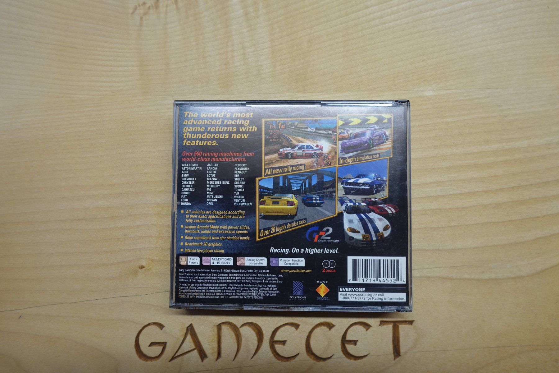 Sony Spiele: Gran Turismo 2 - Amerika – Gebraucht aus Steinach von Gamecet 2