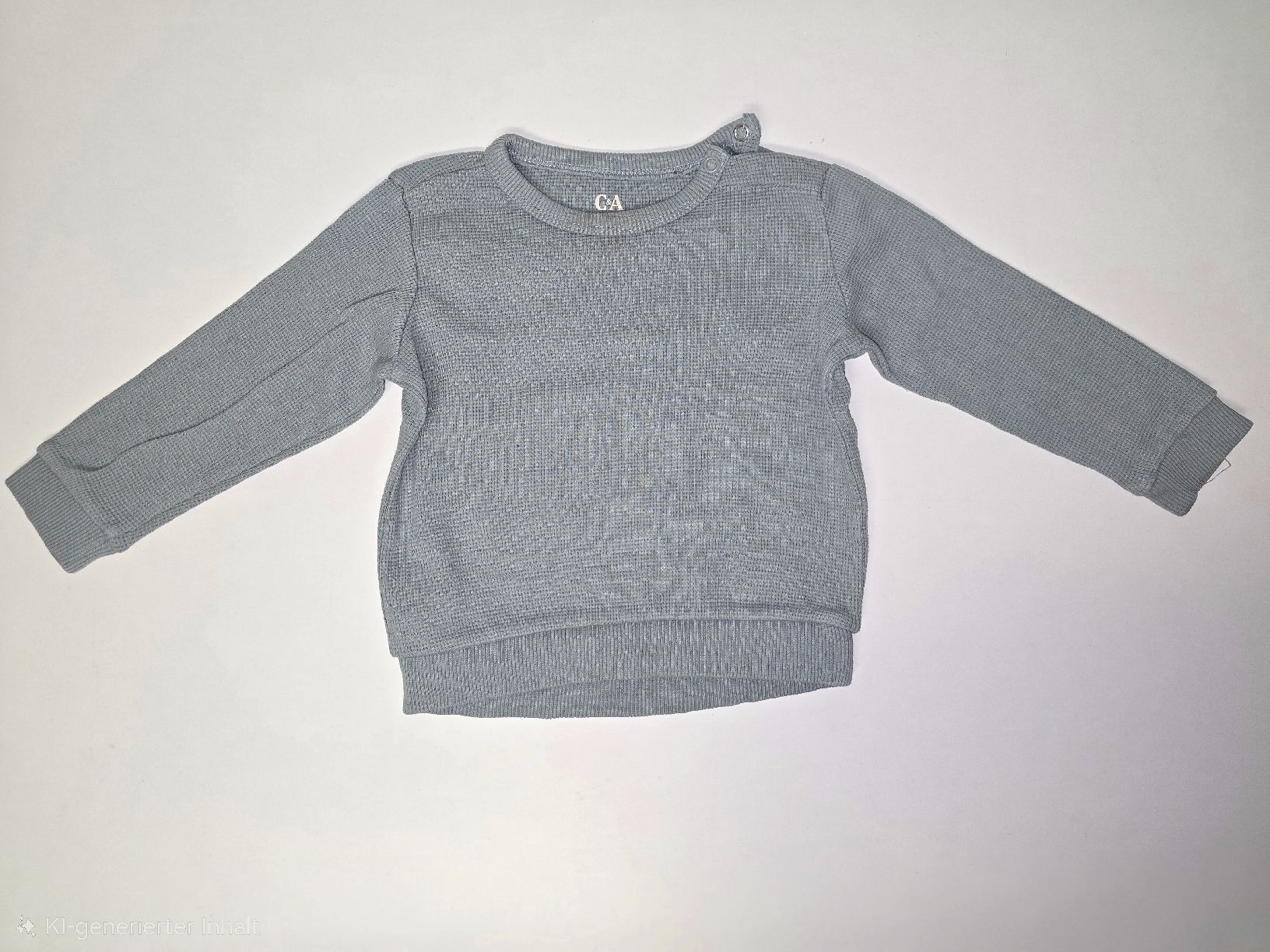 C&A Maglioni & Felpe: Schicker C&A Waffelpiqué-Pullover Gr. 86  – Usato da Teufenthal AG venduto da thuzsu