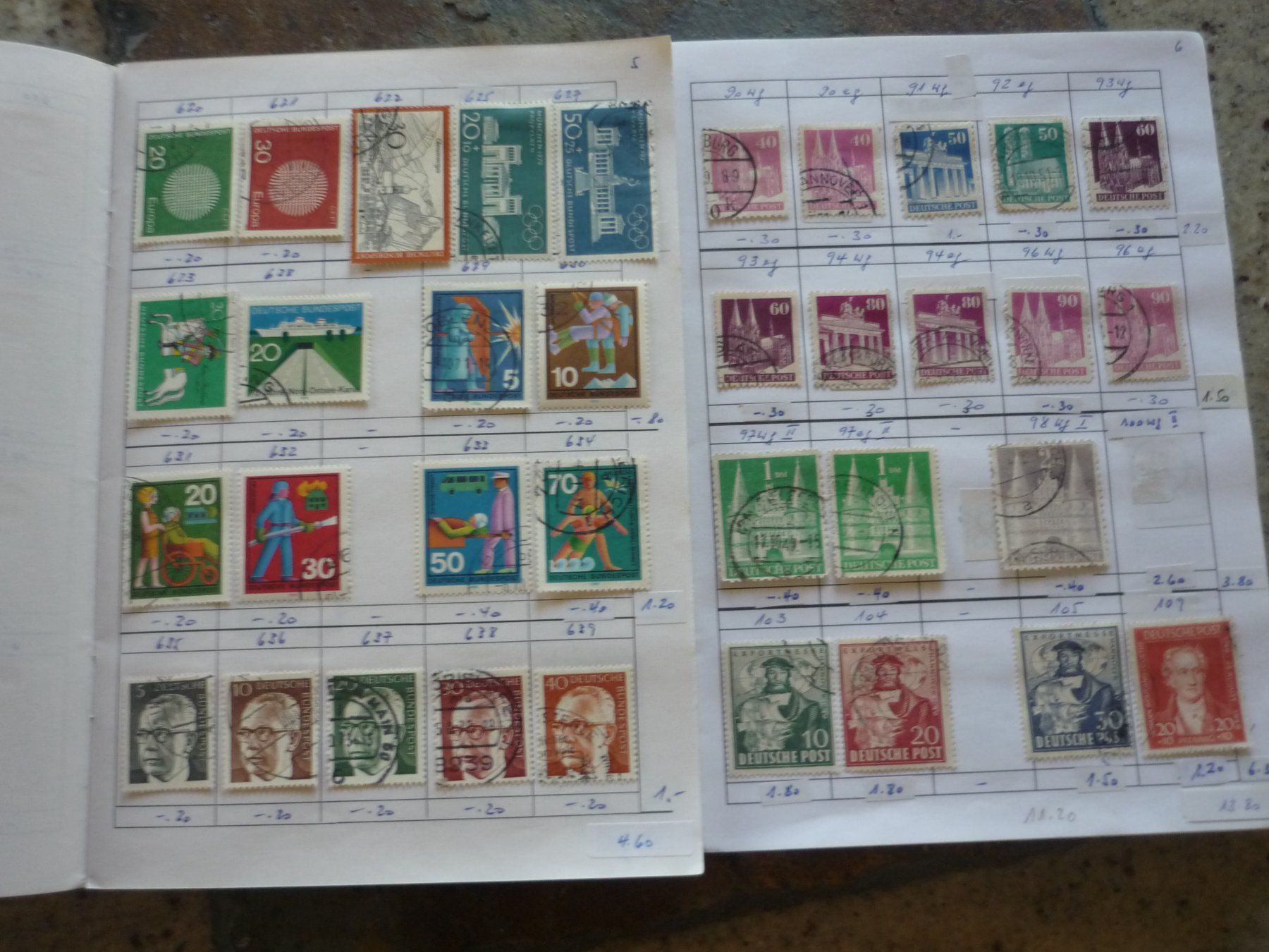 Tous les timbres: Deutsche Briefmarken – D'occasion à Langnau i. E. par Laendu7000 4