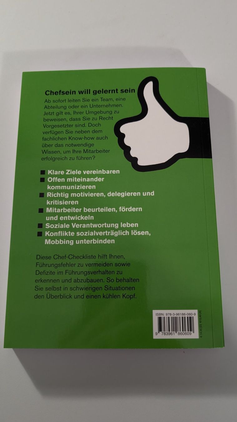 Libri: Chef-Checkliste Mitarbeiterführung – Nuovo (secondo la descrizione) da Baar venduto da Arthur_Fooksayk 1
