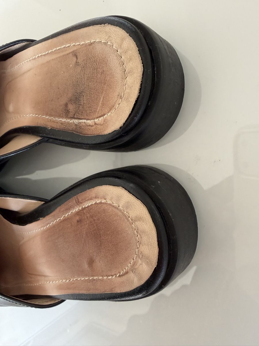 Damenschuhe: 100% leather black mules 39 – Gebraucht aus Uster von Monika_OB 7