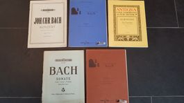 5 Musiknotenhefte 2 Violinen und Klavier: Bach, Albinoni
