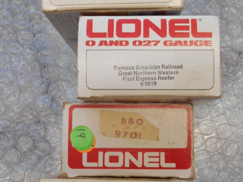 Lionel Modellini di ferrovie: LIONEL 4 x Güterwagen in OK – Nuovo (secondo la descrizione) da Wohlen AG venduto da timpojim1 2