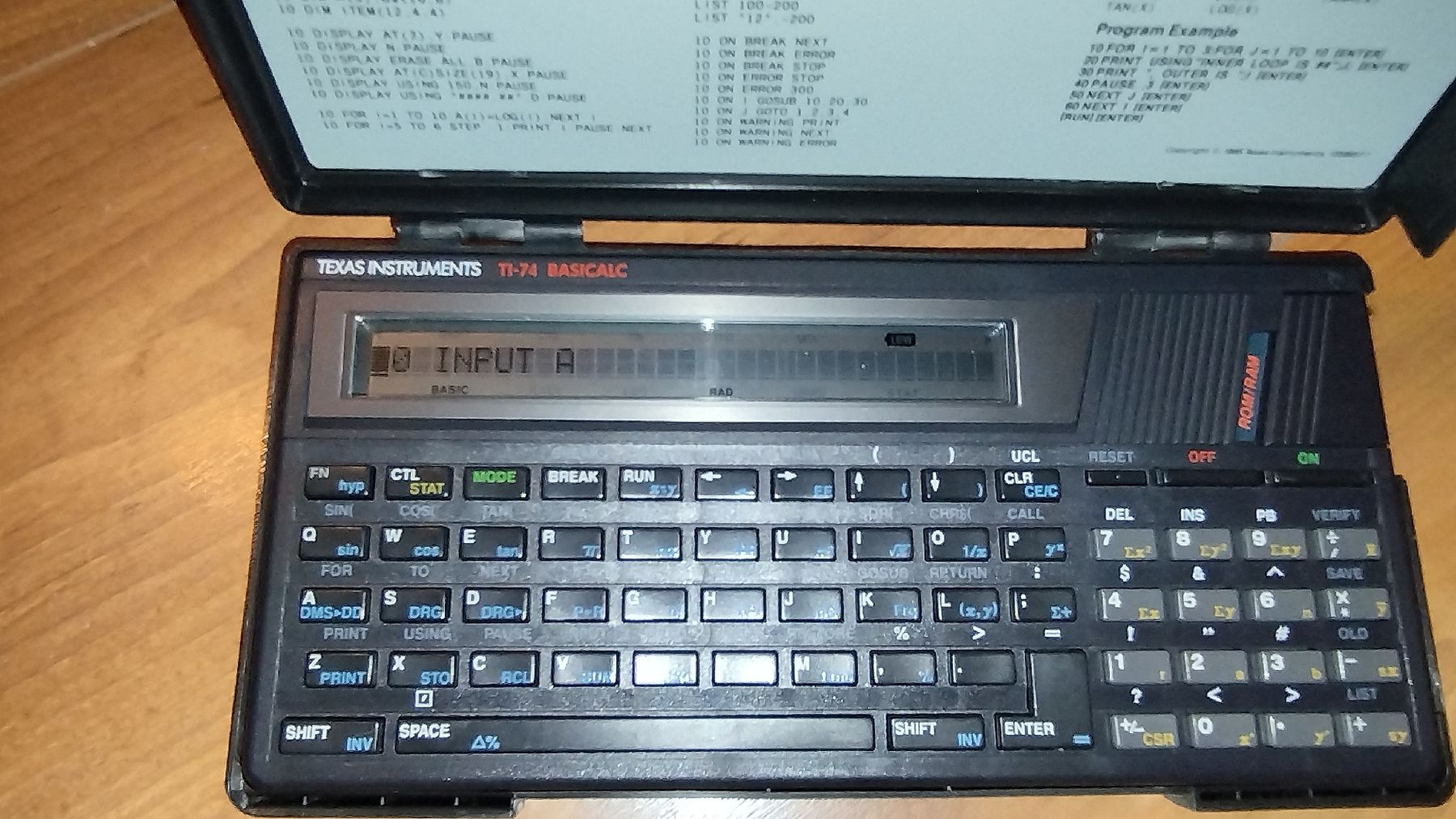 Texas Instruments Calcolatrici tascabili: TI-74 – Usato da Domdidier venduto da look80486 6