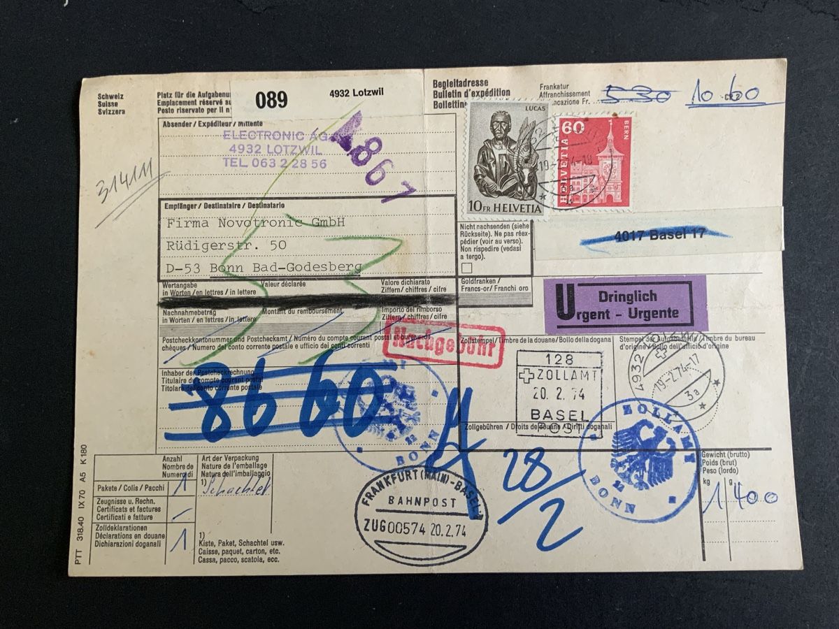 Tutti i francobolli: Lotzwil Briefmarken – Usato da Binningen venduto da chr_cr5n