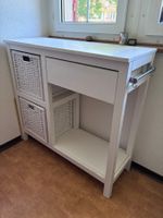 IKEA Küchenmöbel mit Schublade und 2 BRANÄS Körben Kenwood