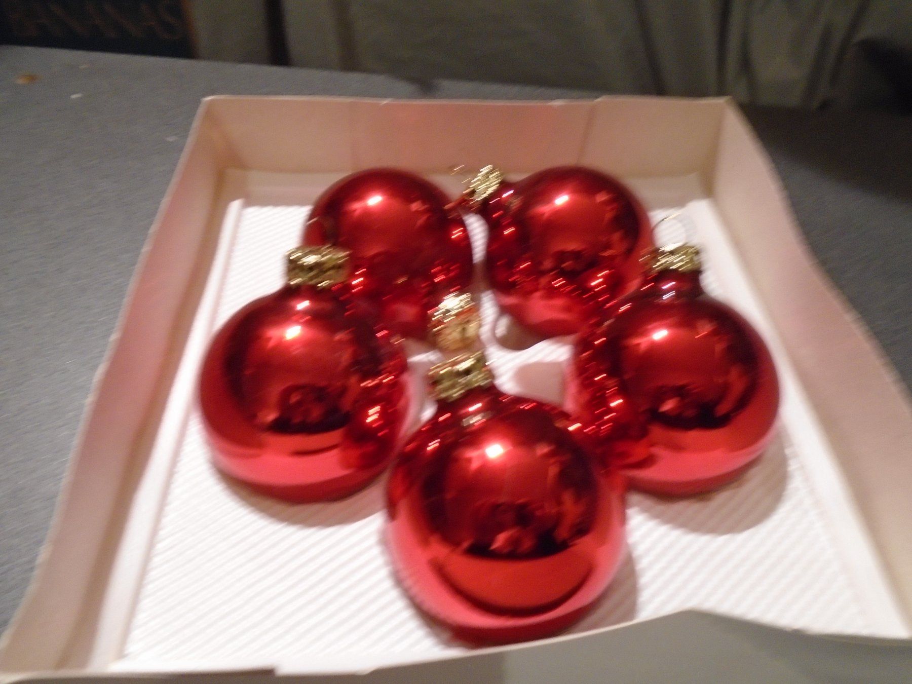 Tutte le decorazioni: Weihnachtskugel 5 Stück, rot – Usato da Zürich venduto da abraxas1291