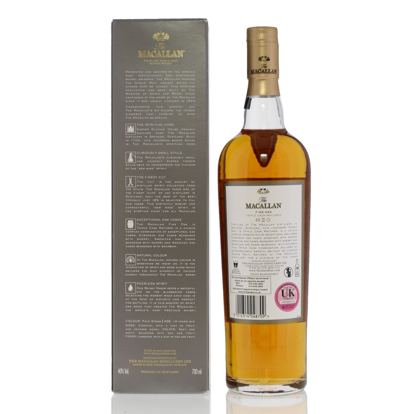 Macallan Bevande alcoliche: Macallan 10 Year Old Fine Oak – Nuovo e nell'imballaggio originale da Bouveret venduto da Exclusive_Spirits 1