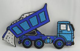 KIPPER LASTWAGEN - Aufnäher - Aufbügler - 11x6,6cm