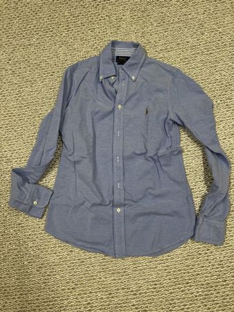 Ralph Lauren - Poloshirt langarm - hellblau - Gr. M