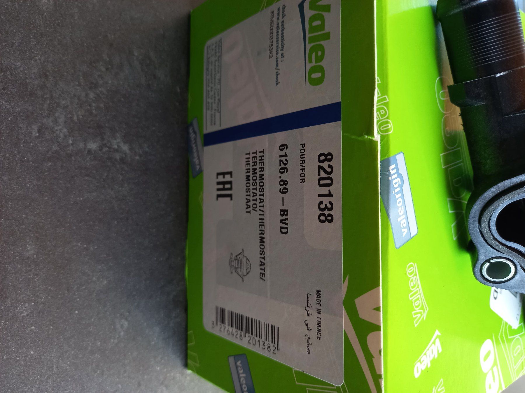 Tutti pezzi di ricambio auto: Thermostat, Kühlmittel VALEO 820138 – Nuovo e nell'imballaggio originale da Cornol venduto da t84 2