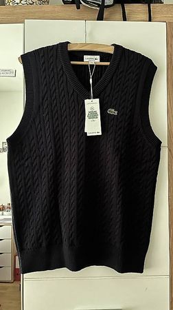 Pull-over Lacoste bleu marine