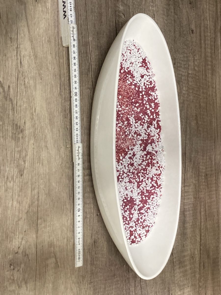 Alle Dekorationen: Schale weiss oval mit Dekosteinen, gebraucht – Gebraucht aus gretzenbach von mic_cvj6