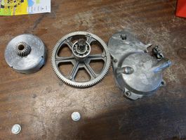GetriebeSet E50 Stirnrad,Kupplungkorb,, Kupplungsdeckel Puch