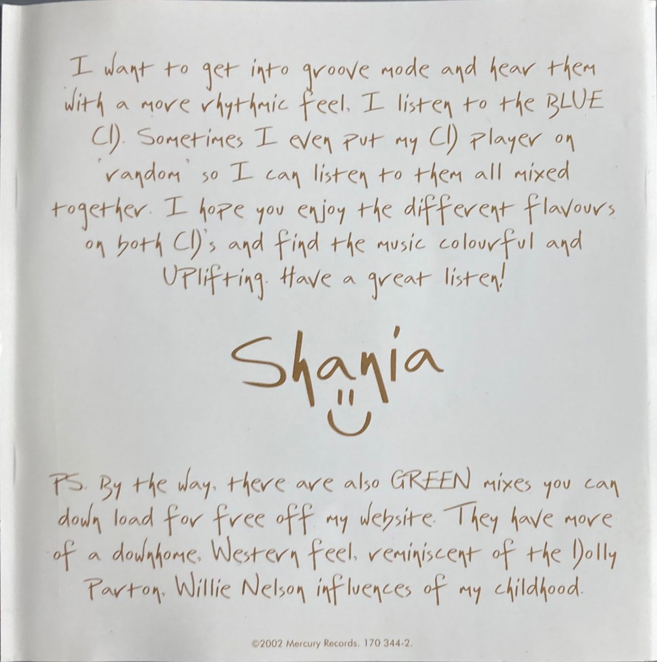 CDs: SHANIA TWAIN - UP! – Gebraucht aus Poliez-Pittet von Newtown-Records 1