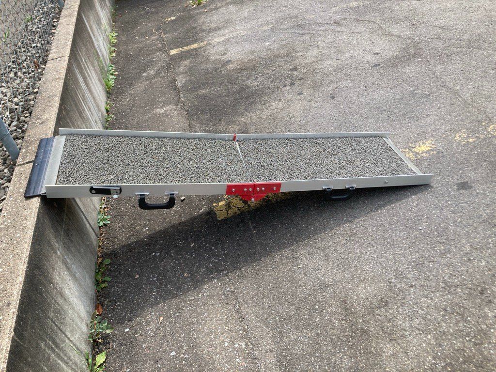 Gabbie, trasporto & Sicurezza: Sehr solide Hunderampe, klappbar – Usato da Baar venduto da muemelin