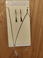 Kette inkl. Ohrringe und Handkette silber, funkelnd