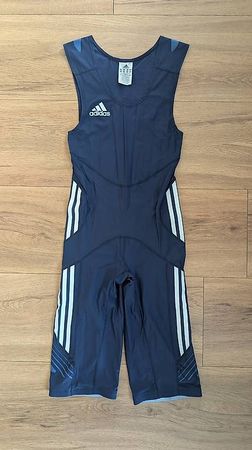 Adidas Herren - Ringertrikot / Einteiler - Gr. M (5) - blau