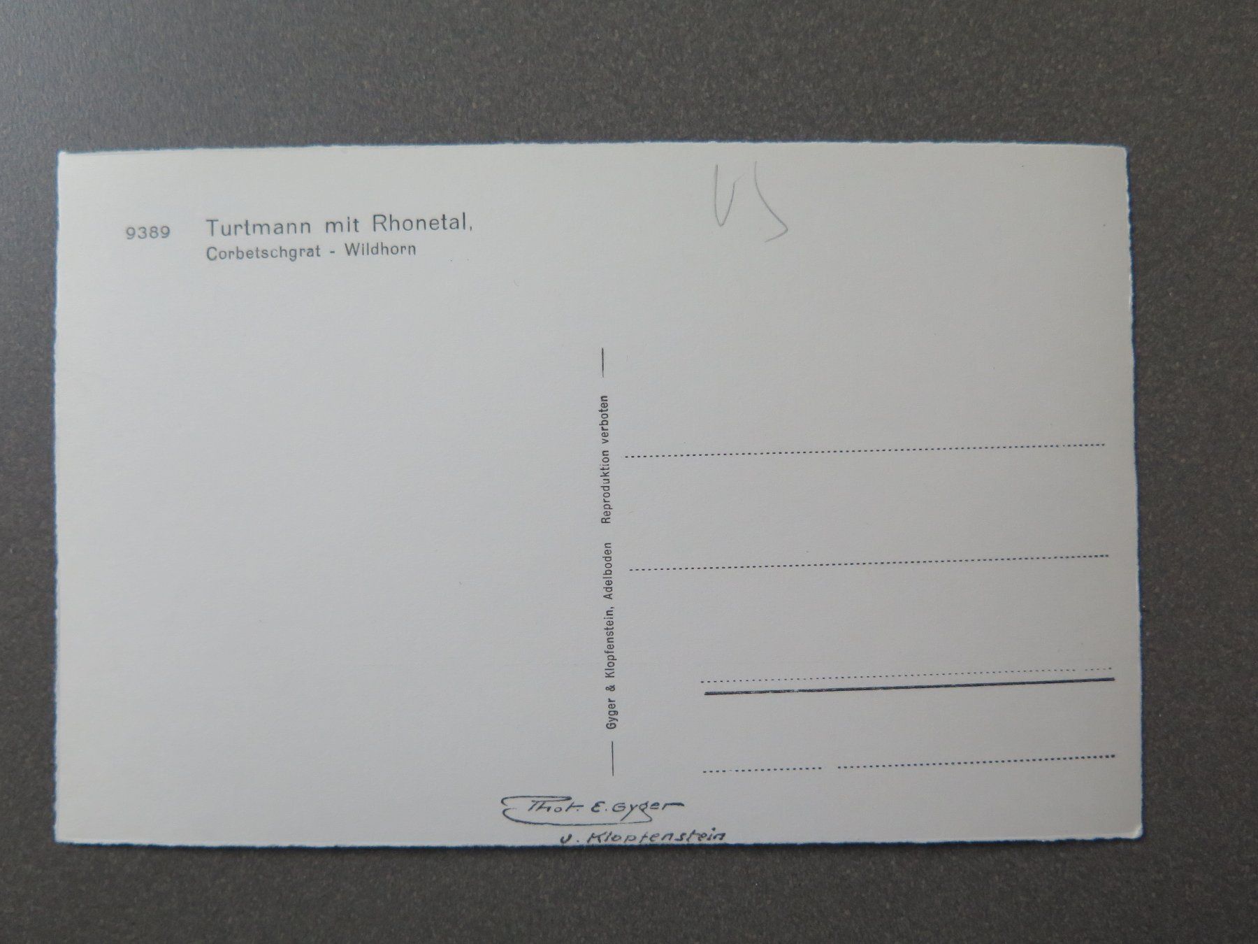 Cartoline postali: TURTMANN MIT RHONETAL – Usato da Wittenbach venduto da lipasal 1