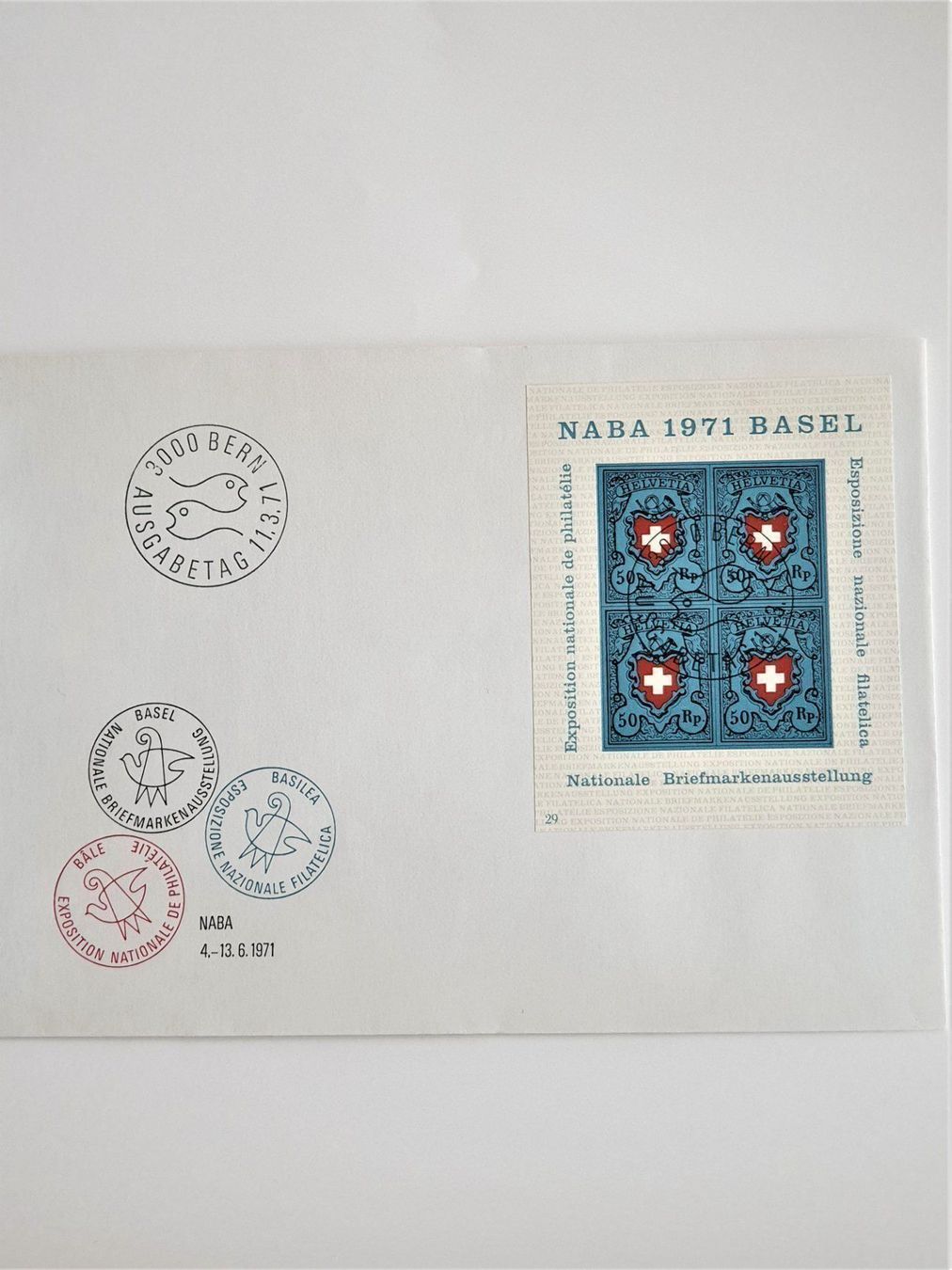 Alle Briefmarken: (22)  Nat. Briefmarkenausstellung 1971 – Gebraucht aus Schwarzhäusern von Inot3 3