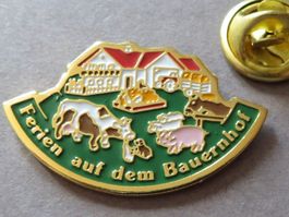 PIN SCHWEIZ FERIEN AUF DEM BAUERNHOF, KUH SCHWEIN PFERD