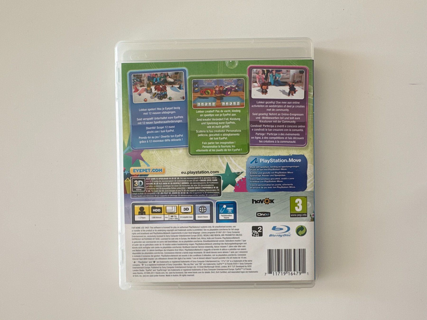 Sony Giochi: EyePet & Friends Move, Sony Playstation 3, PS3 – Usato da Couvet venduto da nay_prh5 2