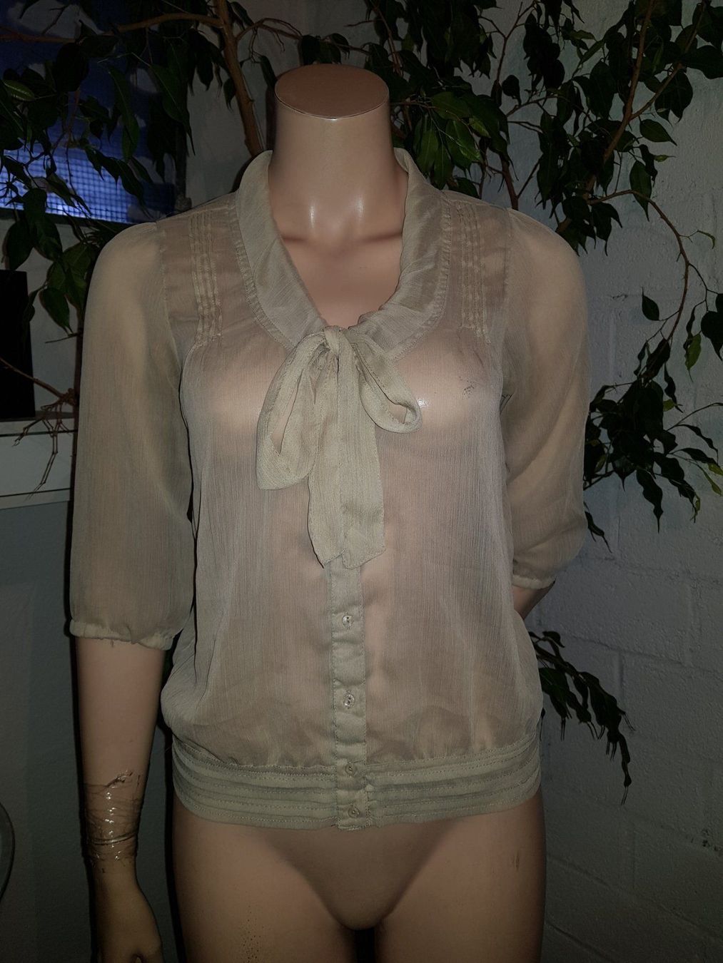 Camicette: PULL & BEAR blouse / Bluse taille / Grosse XS (S EUR) – Usato da Cossonay-ville venduto da Super-Price-Quality