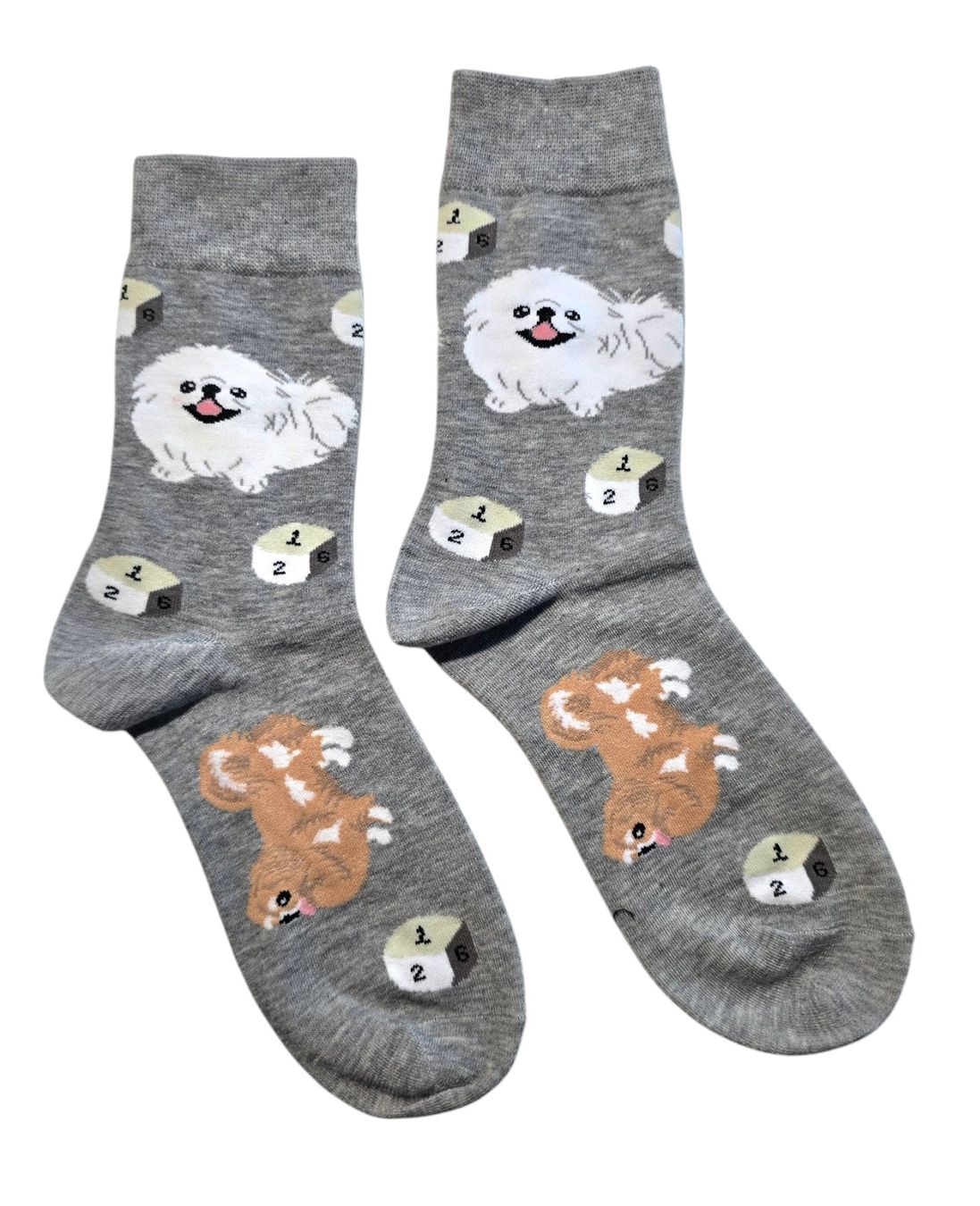 Calze: Socken Hunde / Dogs / Pekinese – Nuovo e nell'imballaggio originale da Zürich venduto da amysmith