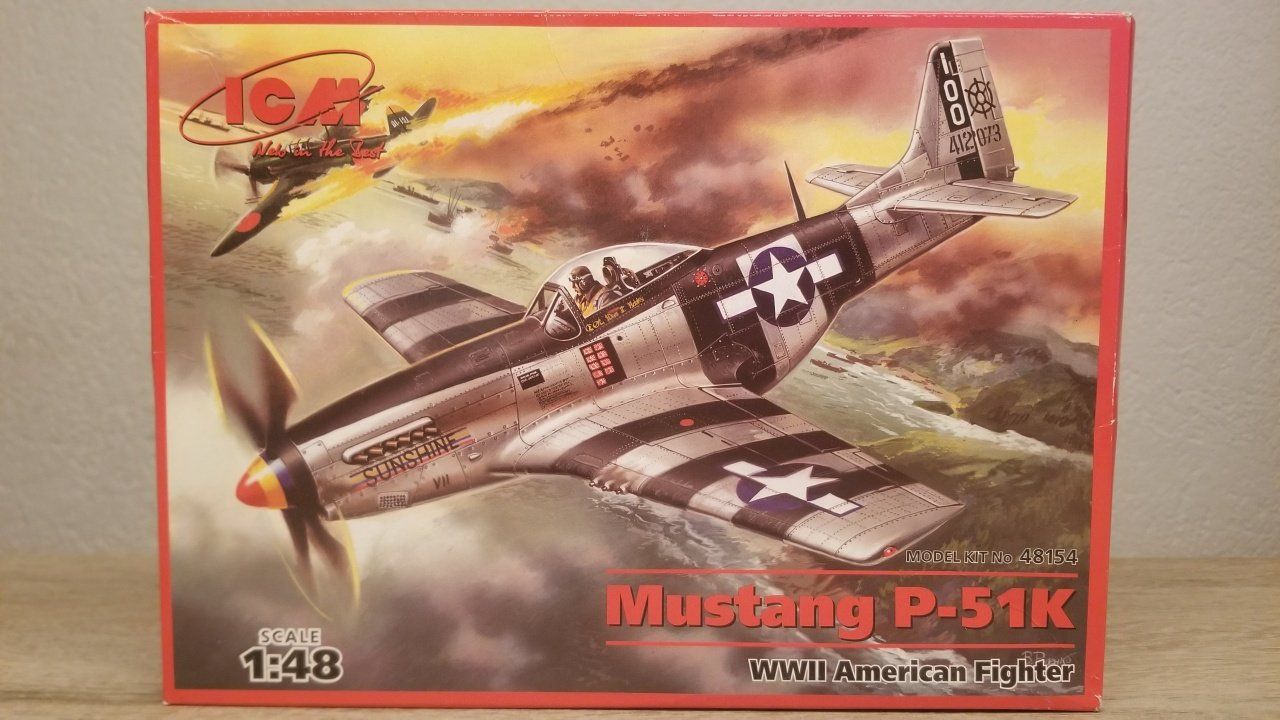 Modellbausätze & Standmodelle: ICM 48154 Mustang P-51K – Neu und originalverpackt aus Schwadernau von Blueray 1
