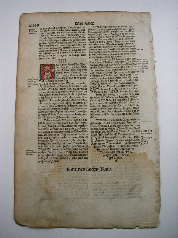 Libri: Bibelseite Luther (um 1559) – Usato da Pfäffikon ZH venduto da Zimizami
