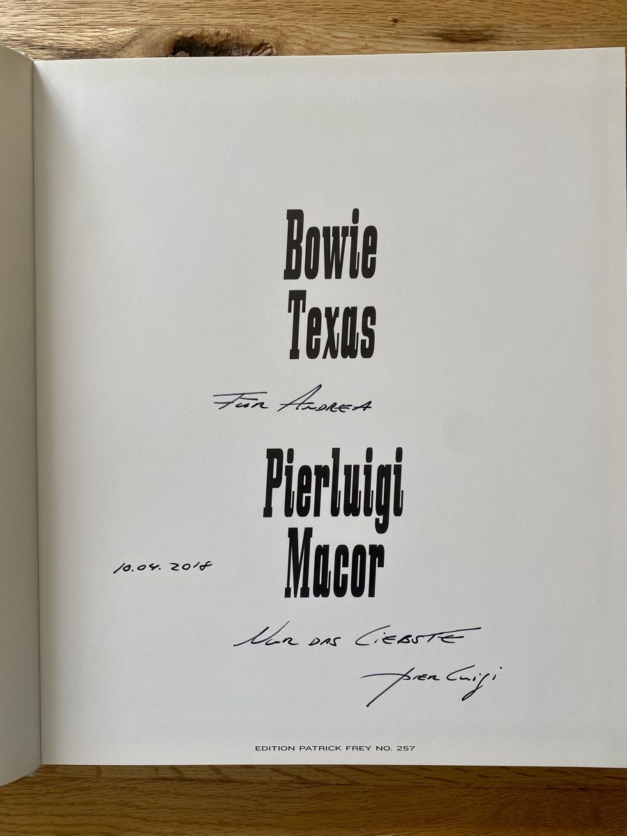 Libri: Buch BOWIE TEXAS (signiert) – Nuovo (secondo la descrizione) da Eiken venduto da Carcharias 1