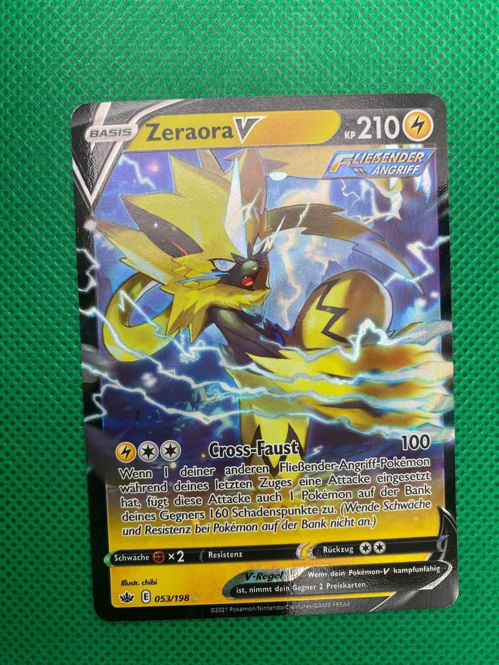 Pokémon Carte collezionabili: Zeraora V (CRE 053) – Usato da Wermatswil venduto da finest112