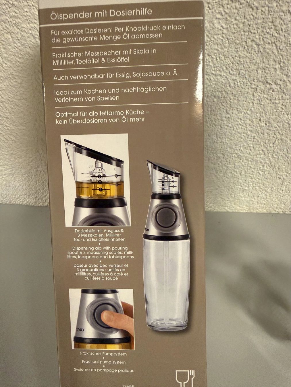 Elettrodomestici da cucina: Ölspender GOURMETmaxx – Nuovo e nell'imballaggio originale da Riedt b. Erlen venduto da Malaika57 1