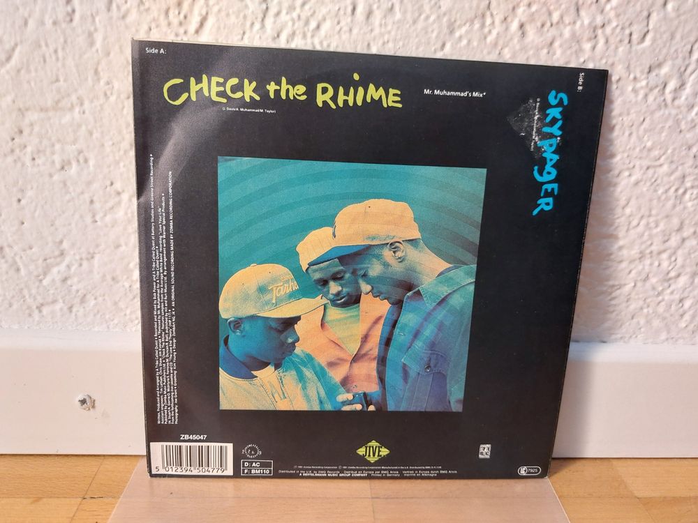 A Tribe Called Quest Check The Rhime 7" 1991 RARE 45 Kaufen auf Ricardo