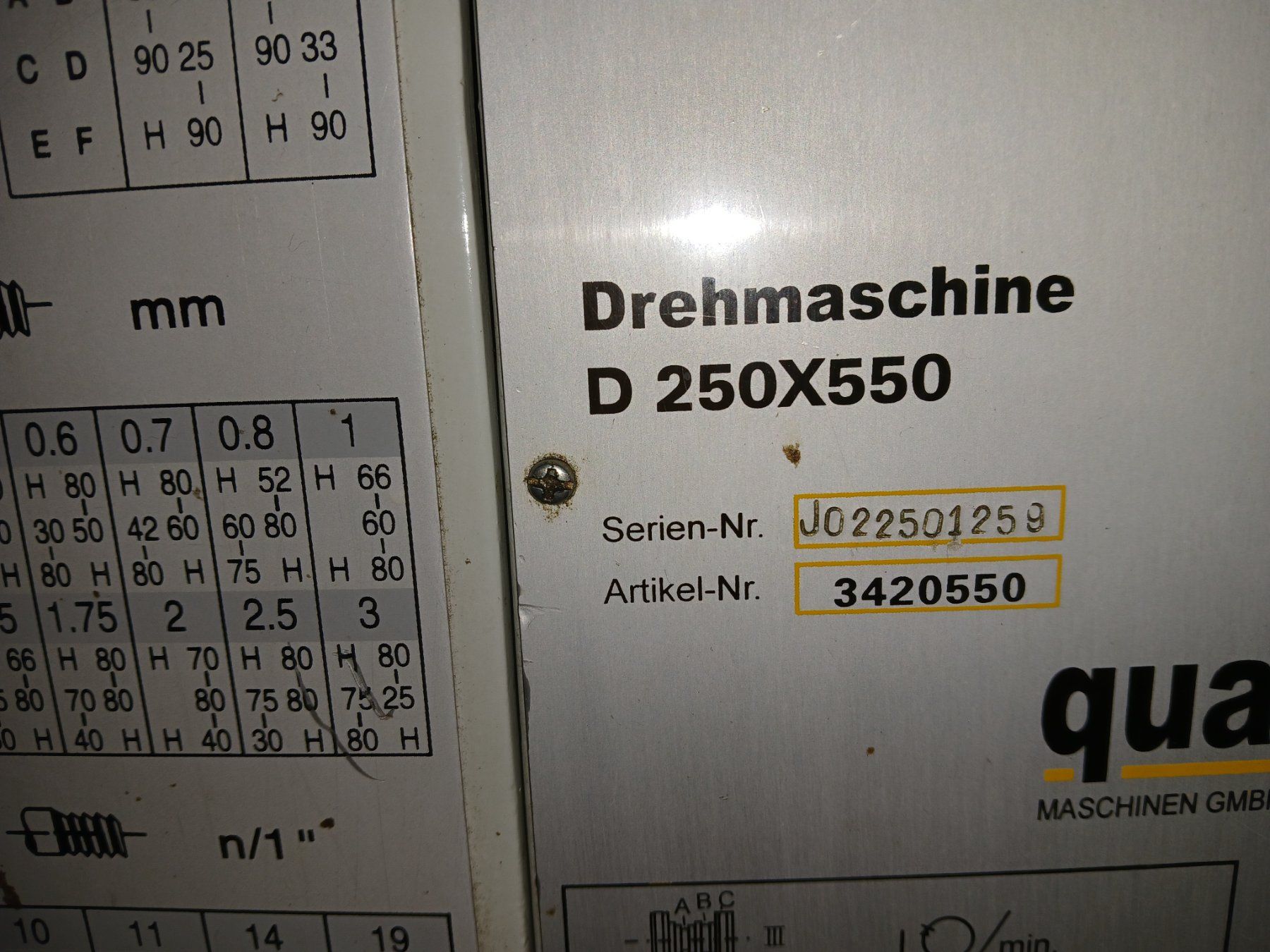 Alle Maschinen: Occ. Drehbank Quantum – Gebraucht aus Pfaffnau von Hansrudi 9