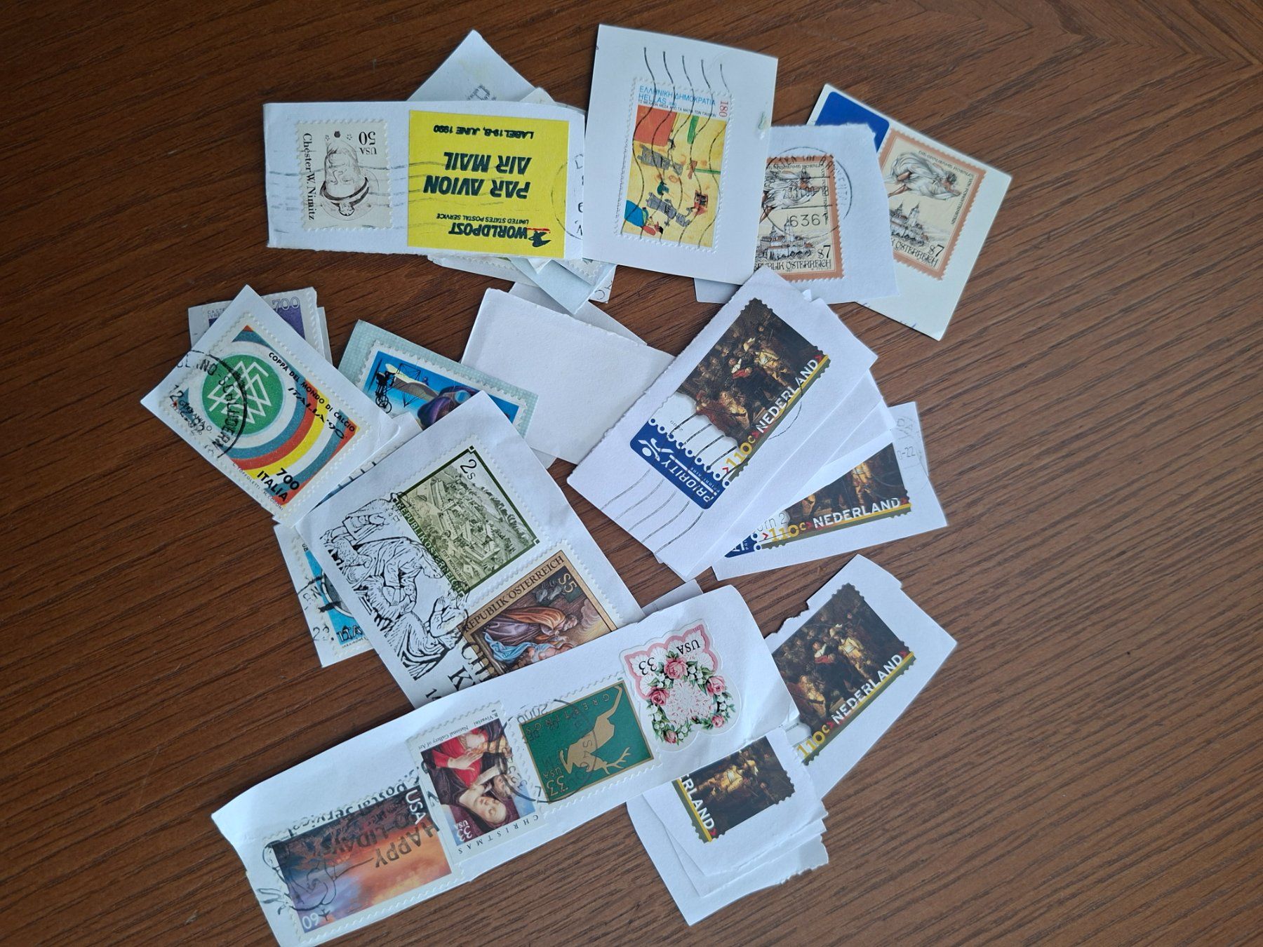 Tutti i francobolli: Diverse Briefmarken Europa und USA – Usato da Rüti ZH venduto da Madeira14