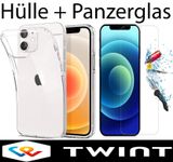 iPhone 12 /Pro /Max /mini Hülle + Panzerglas Case SCHUTZGLAS