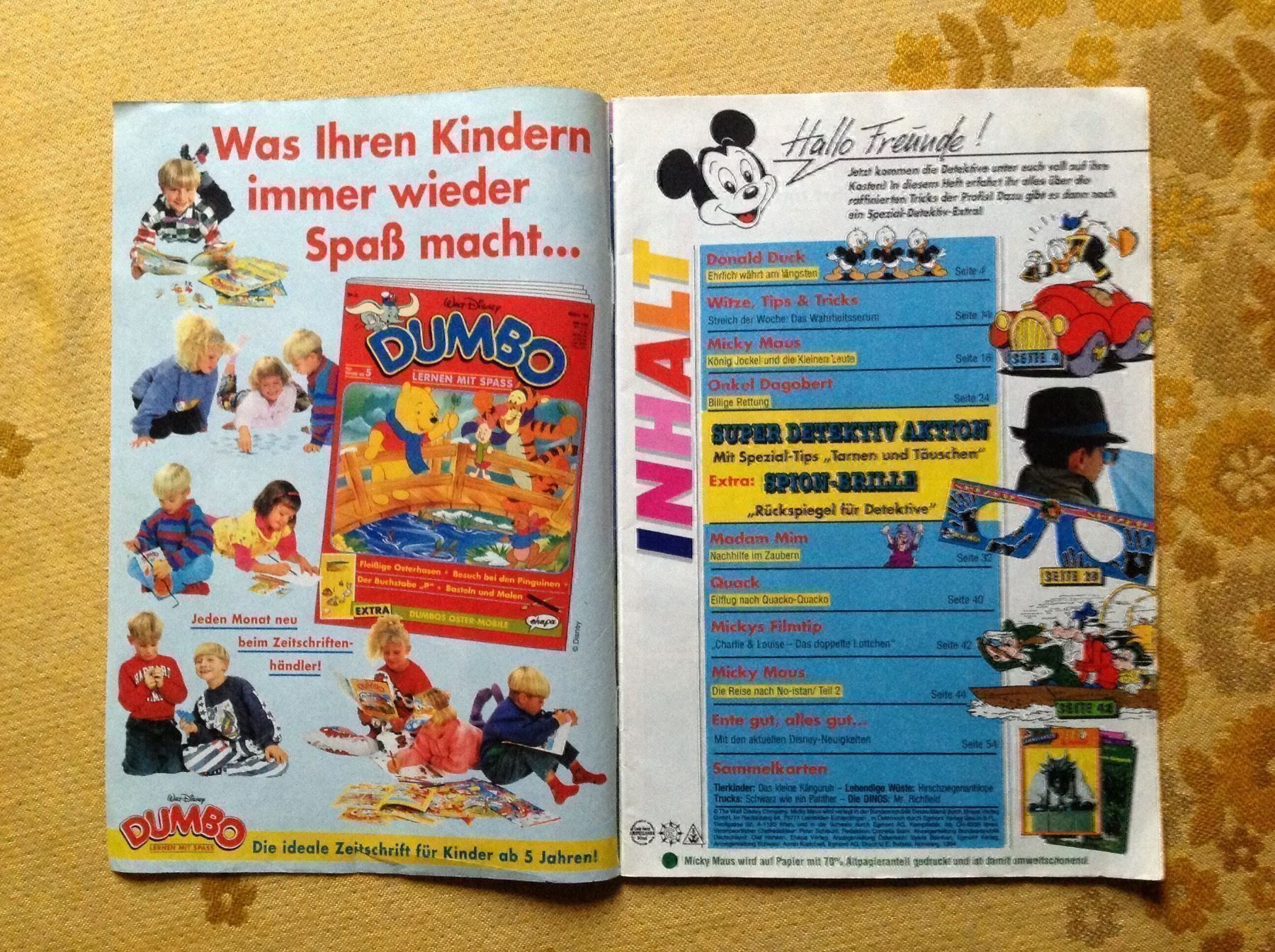 Fumetti: Micky Maus Heft Nr 9 von 1994 – Usato da Endingen venduto da nathan05 1