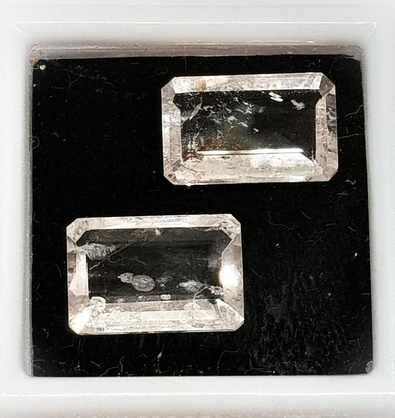 Pietre preziose: 2x Morganites 6.45 ct - Valeur 360.- Fr – Nuovo (secondo la descrizione) da Grimisuat venduto da Valgem 2