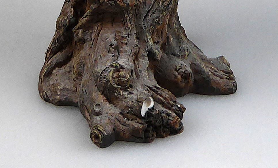 Statuette: Deko-Eule sitzend auf einem Ast – Usato da Rüti ZH venduto da Restwert_Rueti_ZH 6