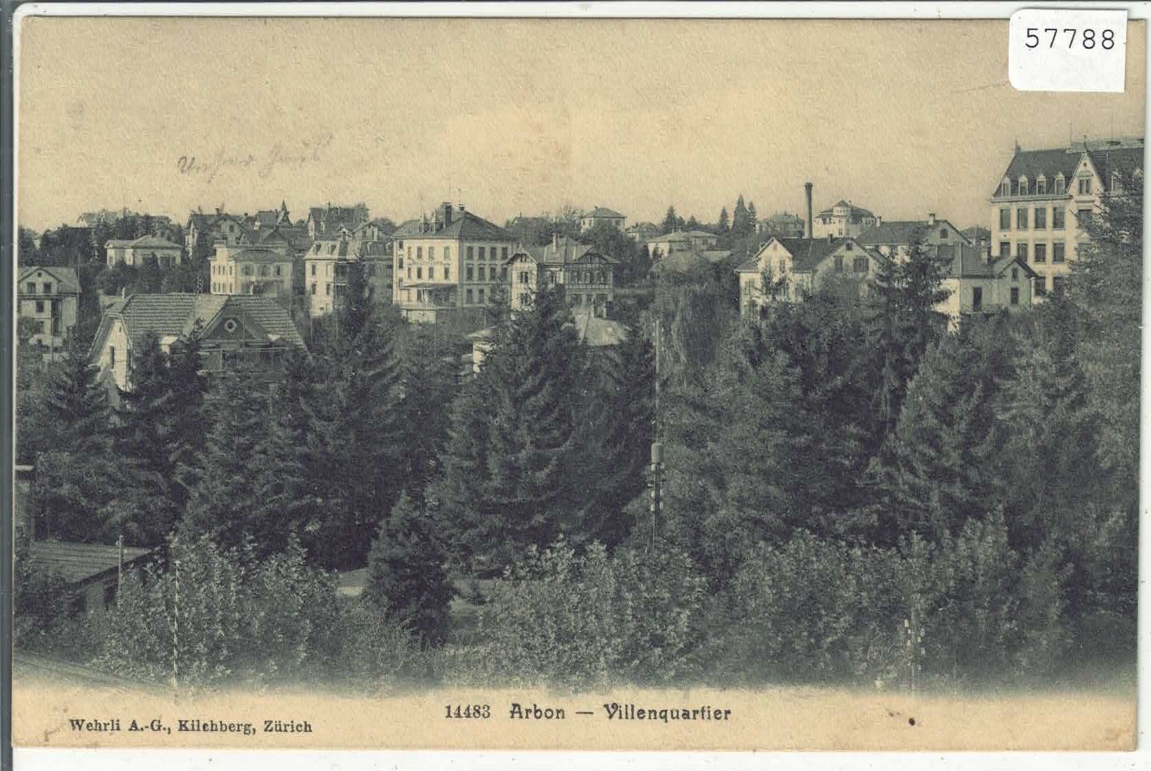 Cartoline postali: Arbon - Villenquartier – Usato da Ettingen venduto da Kartenplanet