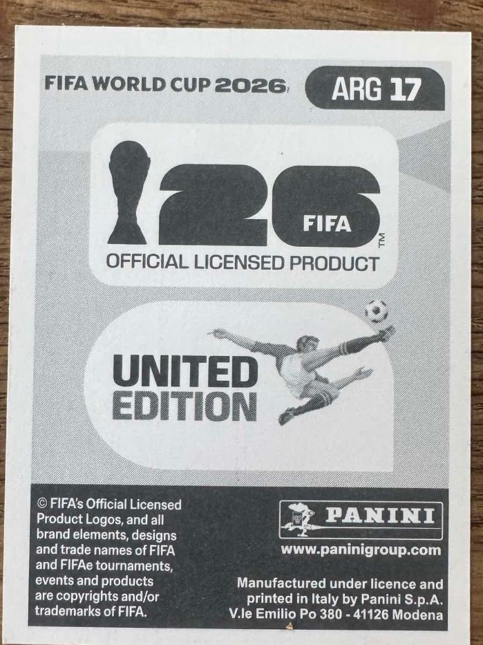 Panini Carte collezionabili: LIONEL MESSI - ARG 17 - 2026 – Nuovo (secondo la descrizione) da Thun venduto da Offerte_Filippo 1
