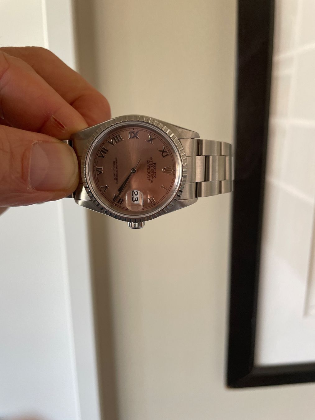 Rolex Orologi: Rolex Datejust 36mm Salmon Roman Dial – Usato da Pfäffikon SZ venduto da StanleyCup 9