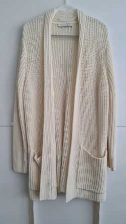Strickjacke / Cardigan von OUI, Crème-weiss, Grösse 42, NEU