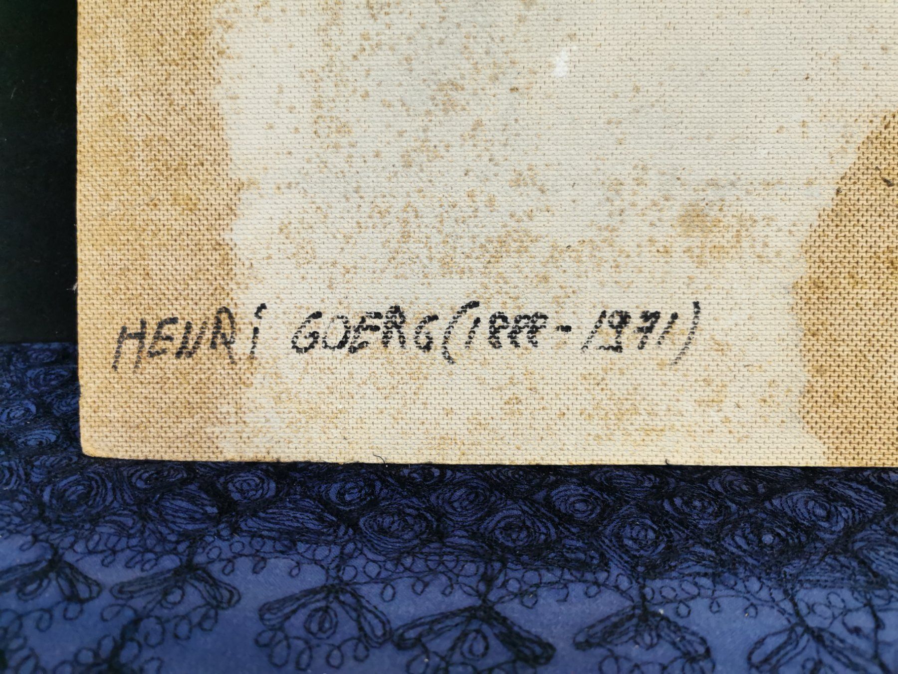 Gemälde: HENRI GOERG (1888-1971) – Gebraucht aus Genève von Qanil77 5