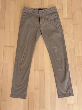 Markham Slim Chinos, W33 L34, Khaki