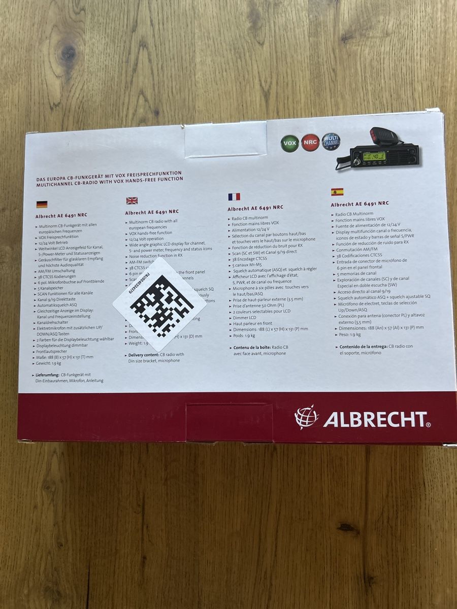 Radiocomunicazione: Albrecht AE 6491 NRC NEU + OVP – Nuovo e nell'imballaggio originale da Rheinfelden venduto da pmc_2dlg 1
